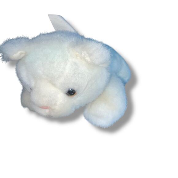 Bearington Plush Kitty Cat Sissy Jr Stuffed Animal Ribbon Nursery Shower Gift 9" - Picture 9 of 13